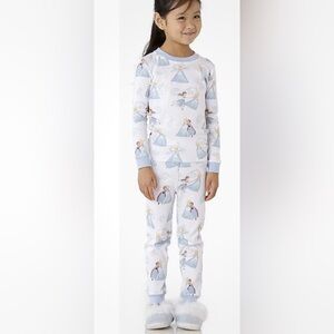 Pottery Barn Kids Disney Frozen Cotton Long Sleeve 2 piece Pajama Size 10 NEW